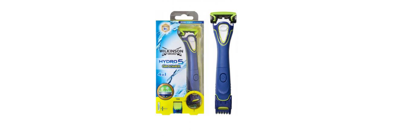 Бритвенный станок Schick Hydro 5 Groomer 4-в-1 (+ 3 лезвия)