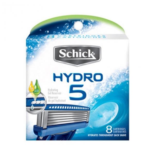 Сменные лезвия Schick Hydro 5 (8 картриджа)